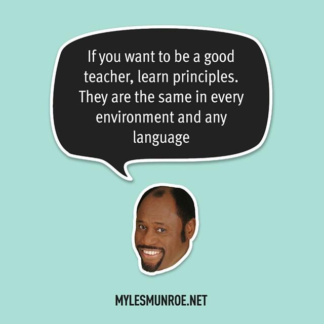 QuotingMyles's tweet photo. “If you want to be a good teacher, learn principles. They are the same in every environment and any language.” #myl… http://t.co/ghBrct5vFn