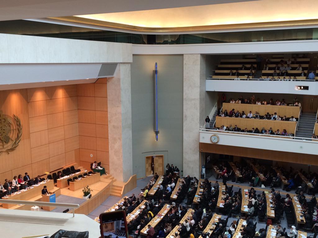 uaem's tweet photo. "Countries do not want charity. They want capacity" Margaret Chan #WHA68 http://t.co/8C4Sg9PGXp