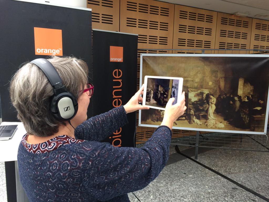 VincentMarcatte's tweet photo. Avec @Orange et @MuseeOrsay http://t.co/WMcBVb5T3t #IndustrieduFutur #objetsintelligents #RéalitéAugmentée http://t.co/zuhvOQ97Xt