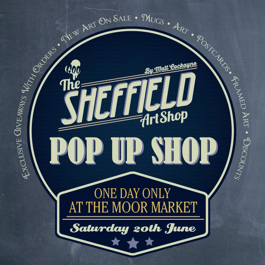 MattCockayneArt's tweet image. Pop up shop @SheffieldMkts the Moor confirmed 20th June all day! Visit for some exclusive artworks #sheffieldissuper