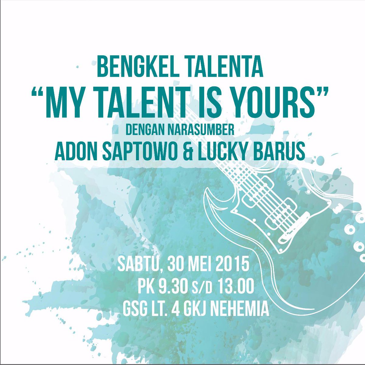 Haii , ikut bengkel talenta kpr nehemia yuk, akan ada sertifikat buat yang ikut semua sesi. Cp: cicilia 081310113389