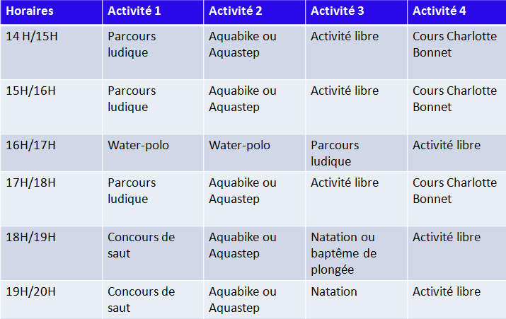 [J-14]

Voici le programme de la journée en exclusivité !