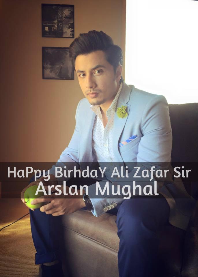  HaPpy Birthday To Pakistan Ki Shan Our RoCkStar BeSt SiNger & Actor & Model Handsome GuY Ali Zafar Si 