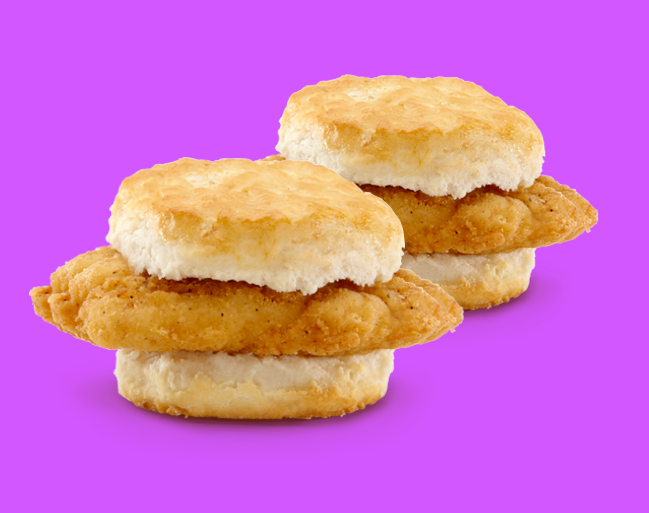 Looking for a breakfast that’s 2x as good as a normal breakfast? 

Sou. Style Chicken Biscuits = 2 for $3.33. Holla.