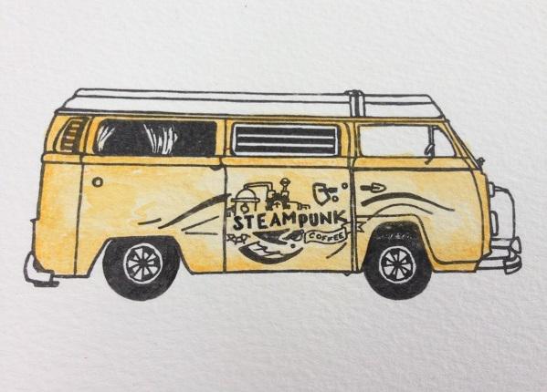 SteampunkCoffee's tweet photo. Mavis will be at #volksfling in Biggar this Sat and @StockbridgeMark on Sun - coffee &amp; brownies &amp; VW love on tour http://t.co/g4vRJeVvhf