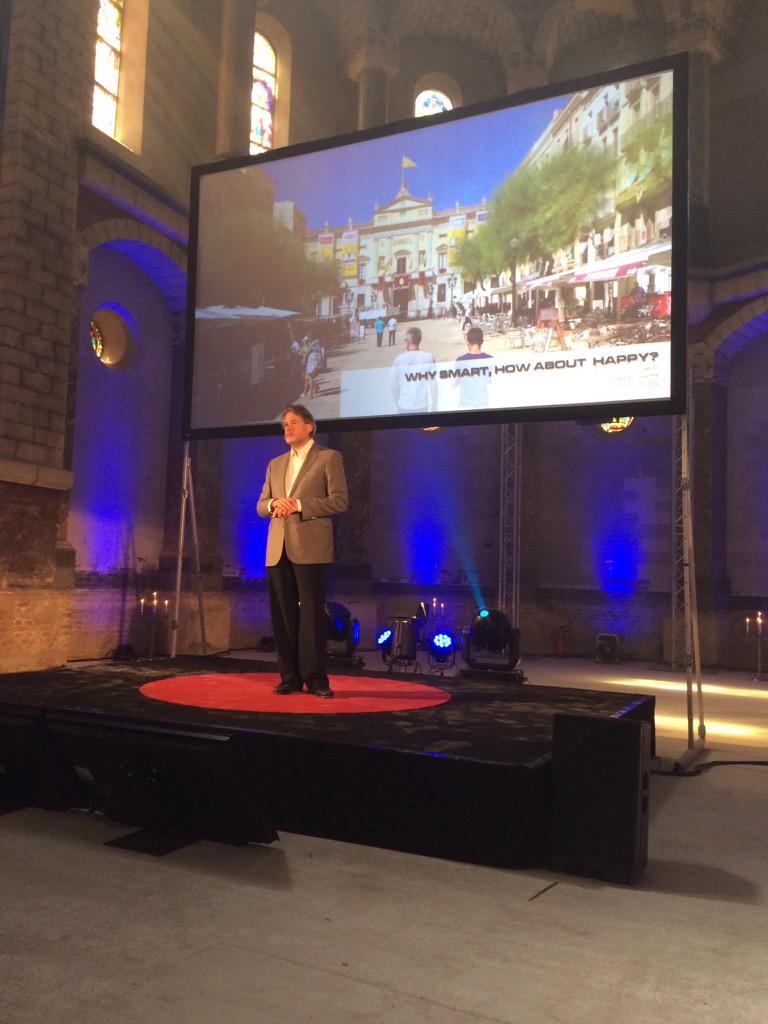 MaastrichtLAB's tweet photo. Riccardo Marini: Why smart - what about happy? #TEDxMaastrichtSalon by #MaastrichtLAB and @TEDxMaastricht http://t.co/Aj6bTX1iBk