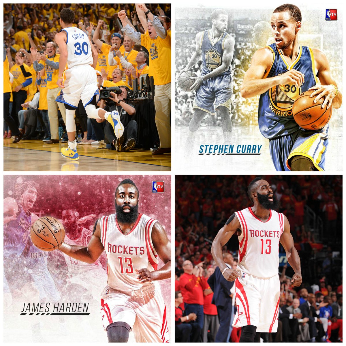 NBATV's tweet photo. It's Curry vs. Harden! #NBAPlayoffs

READ: http://t.co/BrtADdTrZi http://t.co/LZ0tAUaa7n