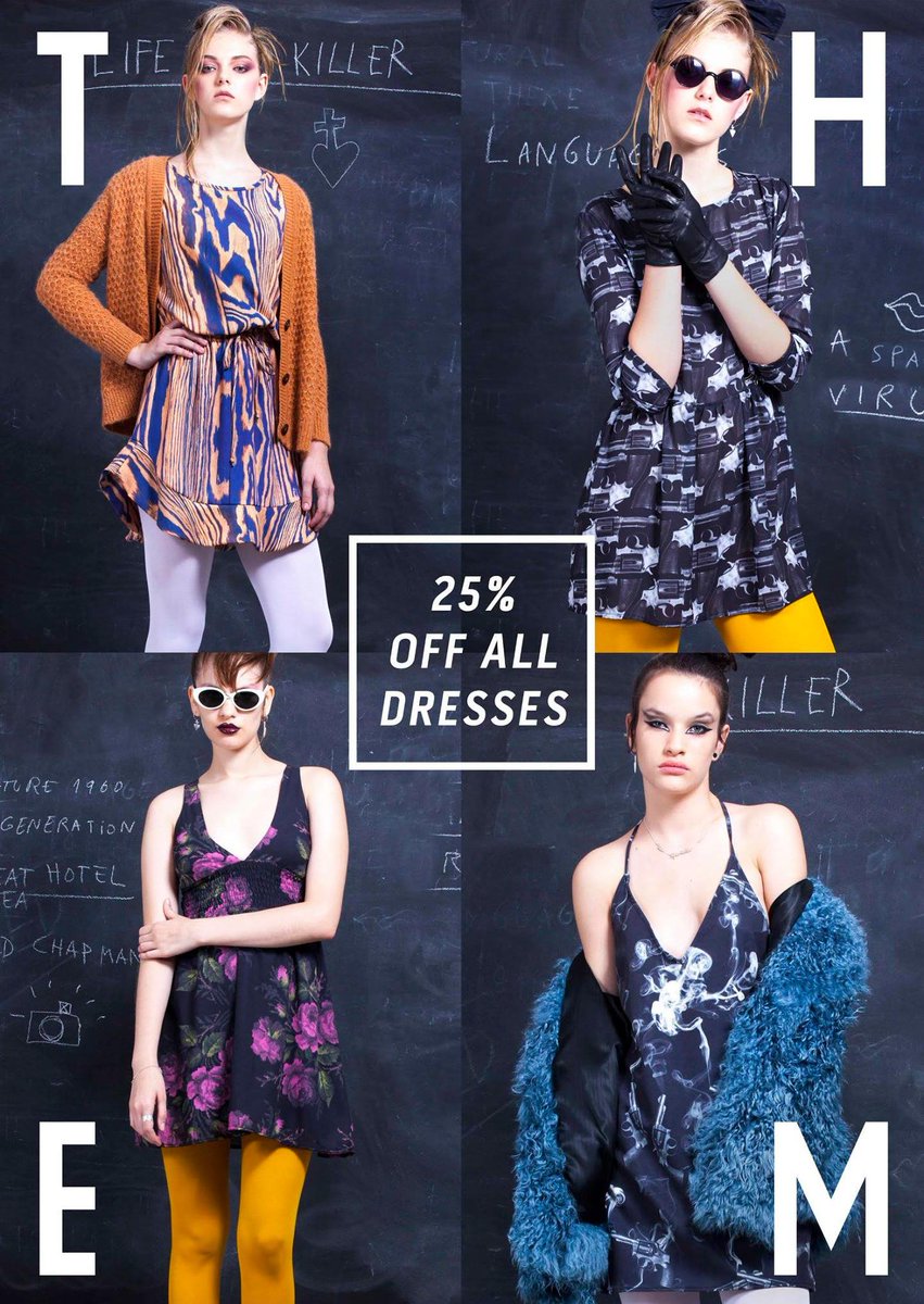 somosthem's tweet photo. ALL DRESSES 25%OFF. JOIN OUR PARTY MOOD: MON/TUE/ WED http://t.co/kZ34SJLImE