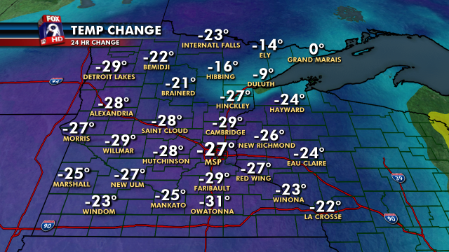 CodyMatzFox9's tweet image. It's your typical May day... just 20°-30° colder than yesterday &amp;amp; only feeling closer to 40° colder. #MinnesotaSpring