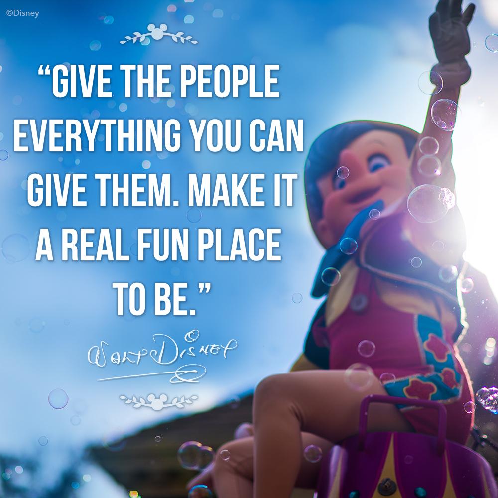 WaltDisneyWorld's tweet photo. A little wisdom from Walt for #MondayMotivation! http://t.co/1QA7ylPlRB