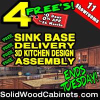 SolidCabinets's tweet image. Our #4Frees Promo ends TOMORROW! Don't miss out on this AMAZING deal! #KitchenCabinets #DreamKitchens #KitchenDesigns