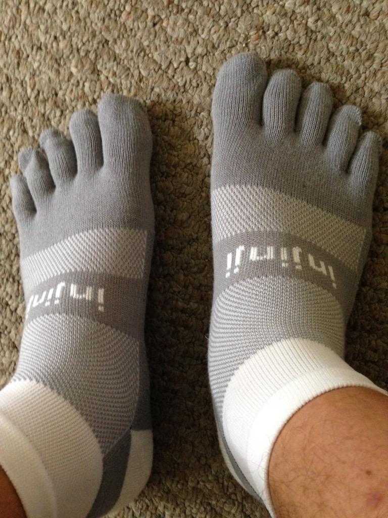 FitDrummer's tweet image. @injinji - first time running with #injinji # #toesocks