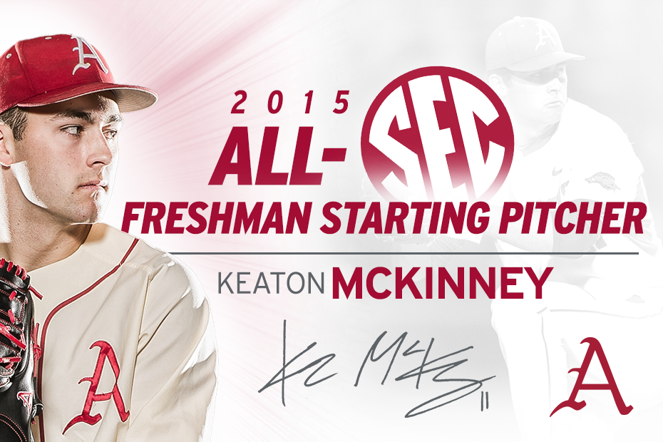 RazorbackBSB's tweet photo. Congrats to @ZachJackson32, @Kamckinney11 and @bobbywernes on 2015 All-SEC honors!

Details > http://t.co/KTwLaCrs7r http://t.co/kzrOfRWlAh