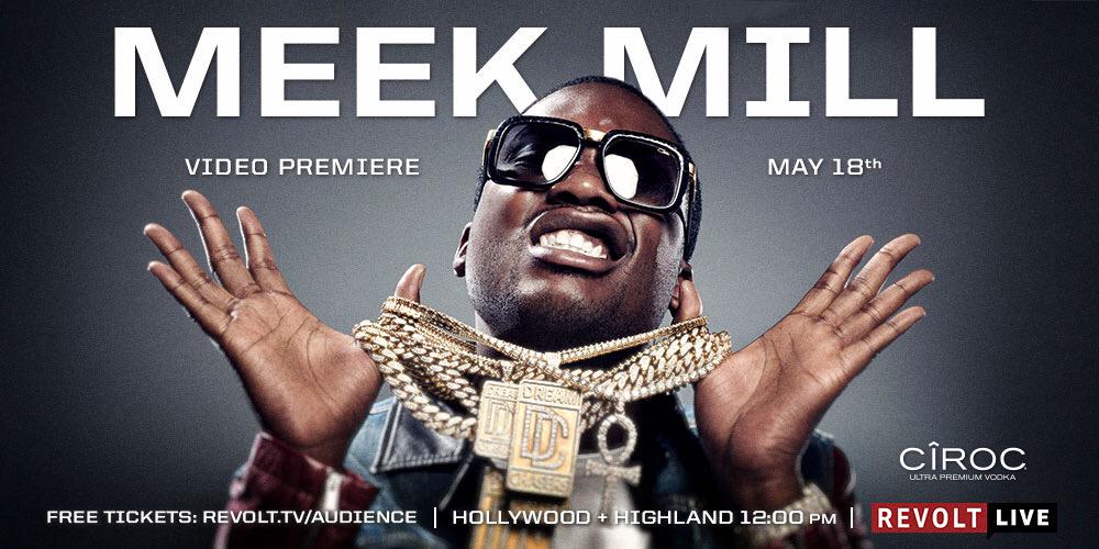 RocNation's tweet photo. Watch @meekmill’s “Monster” video premiere now on @RevoltTV! http://t.co/aakLP5VQfK