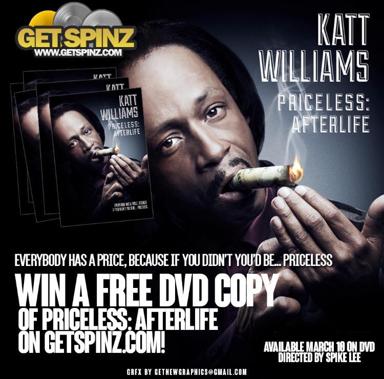 GetNewGraphics's tweet image. Promo Design for "Katt Williams, Priceless: Afterlife" DVD Giveaway...