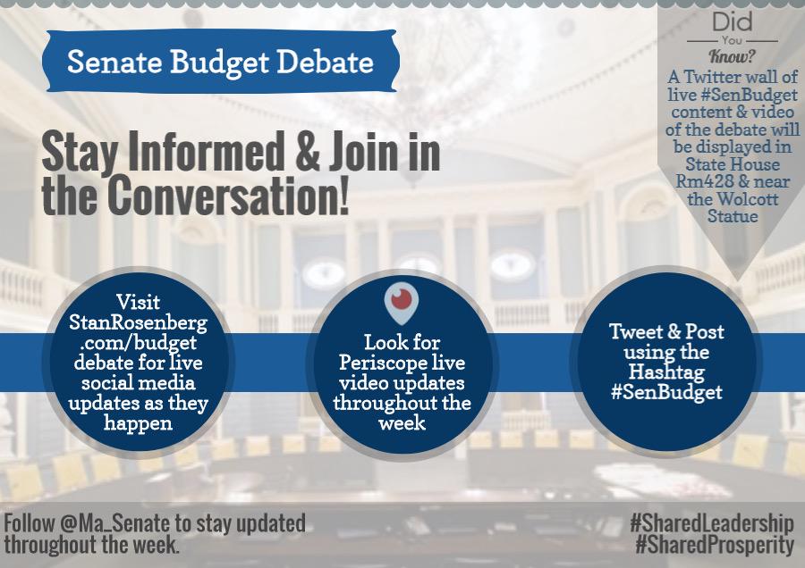 SenStan's tweet image. Budget Debate week is officially underway! Join the conversation &amp;amp; stay informed with #SenBudget hashtag. #mapoli