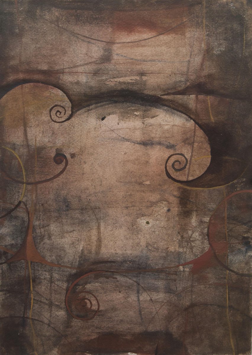 JMarkussArt's tweet photo. The Last Sunset - a painting of the end of time where only dust, pollution and emptiness remain.

#painting #abstract http://t.co/oYdxgv8tm3