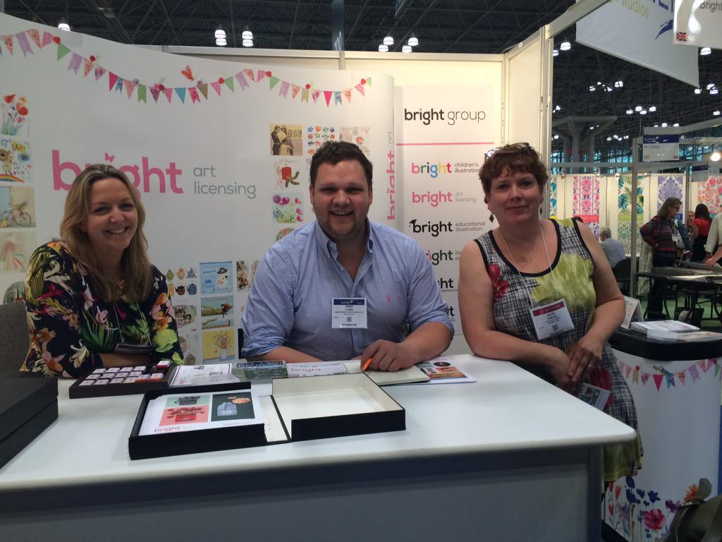 BrightLicensing's tweet photo. Had a great chat with Betsy from Calypso Cards out of Concord, MA! #Surtex2015 #Surtex http://t.co/3bkmGg5XoL