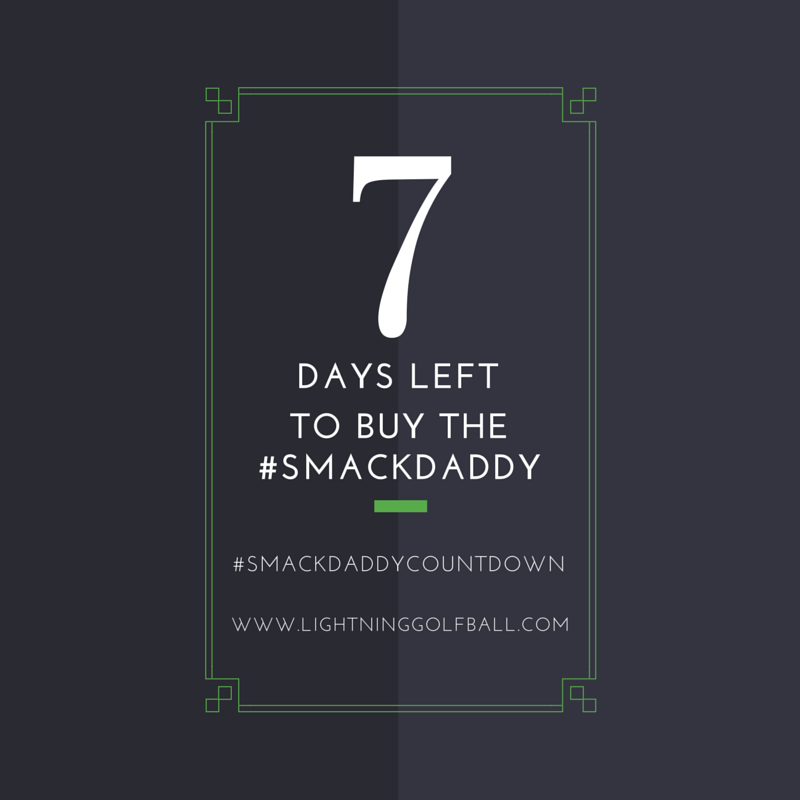 Lightning_Golf's tweet photo. Officially the LAST WEEK the Smackdaddy will be available for purchase.Get them while you can http://t.co/OOHaiU9RIK http://t.co/aKbrCKx3pb