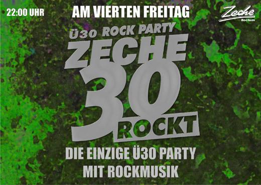 Fr. 22.05. #Zeche3oROCKT - Beginn: 22 h
