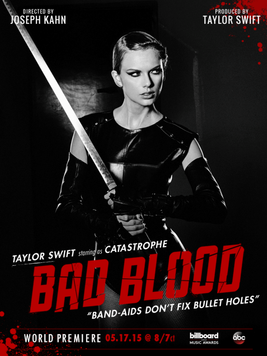 los40colombia's tweet photo. Mira el video 'Bad blood' @taylorswift13 que estrenó en los #BBMASCon40
¡No te lo pierdas! http://t.co/4LSrz9CXhF http://t.co/zELRSsz2Pj