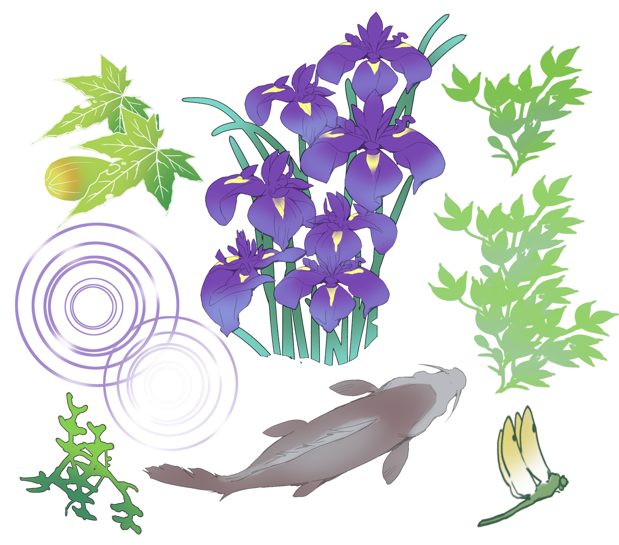 Twitter 上的 八幡 Vtuberサラと配信中 イラストの背景によく悩むので 自分流ですが 素材を使って 簡単に華やかな 背景を作るやり方をまとめました 商用利用okの素材もつけてます ご覧いただけると幸いです Http T Co Usoxoiec1h Twitter