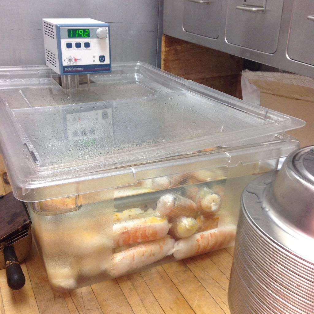 doneitdifferent's tweet photo. @polyscience Lobster Wrapped Monkfish http://t.co/20bc25FbzV