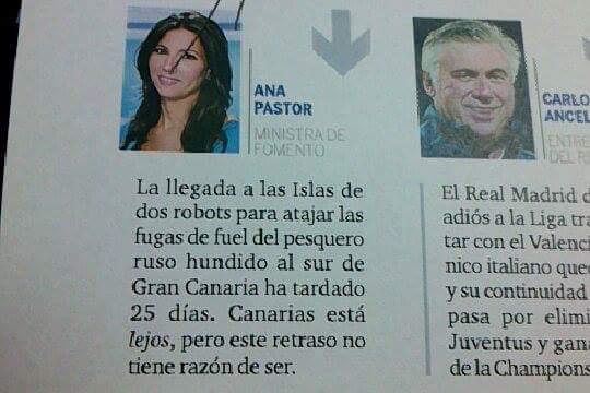 Marodriguez1971's tweet photo. La culpa siempre es de @_anapastor_ ... Visto en @diariodeavisos http://t.co/6xgcphhPUx