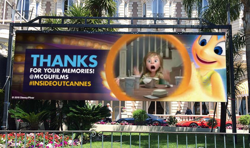InsideOutCannes's tweet photo. Thanks for your memory @mcgufilms you are on the #InsideOutCannes billboard! http://t.co/jkElinkPSK