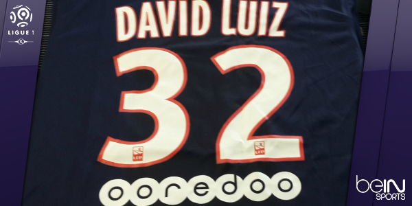 beinsports_FR's tweet photo. RT ce message et tentez de gagner le maillot dédicacé de David Luiz du @PSG_inside / Follow @beinsports_FR pour jouer http://t.co/8lxNQhMwdb