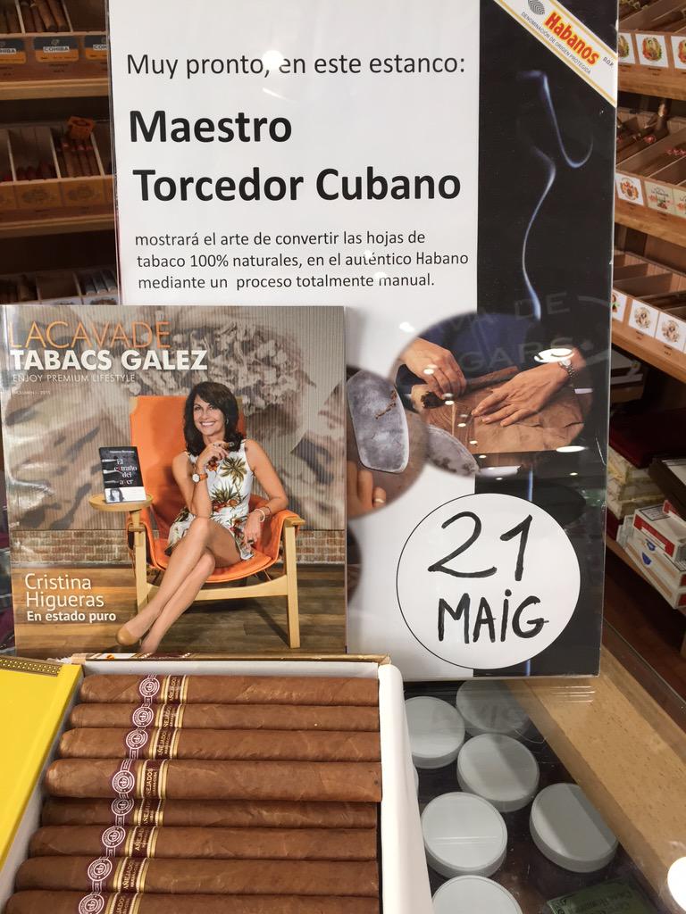 TabacsGalez's tweet photo. Maestro Torcedor Cubano a la nostra cava el dijous 21 de maig. Us hi esperem!! http://t.co/qdBVjGCAW3