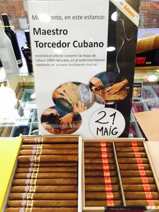 TabacsGalez's tweet photo. Maestro Torcedor Cubano a la nostra cava el dijous 21 de maig. Us hi esperem!! http://t.co/qdBVjGCAW3