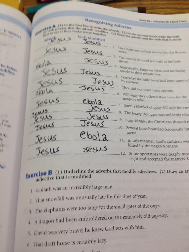 when its the end of the year and you don't know the answers