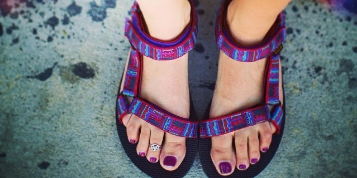 HuffPost's tweet photo. Believe or not, Tevas are cooler than ever http://t.co/Oz2a35Z0bA http://t.co/DQOA93RgtI