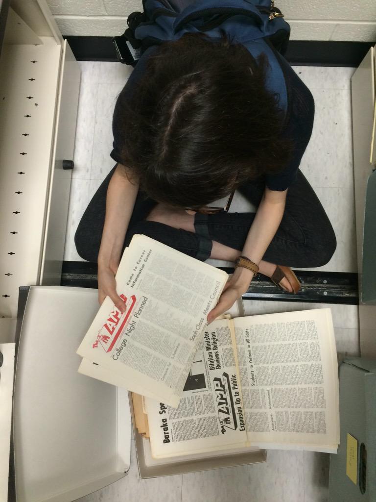 lamptwit's tweet photo. Lamp editors explore the archives! http://t.co/U4sLeIhm0i