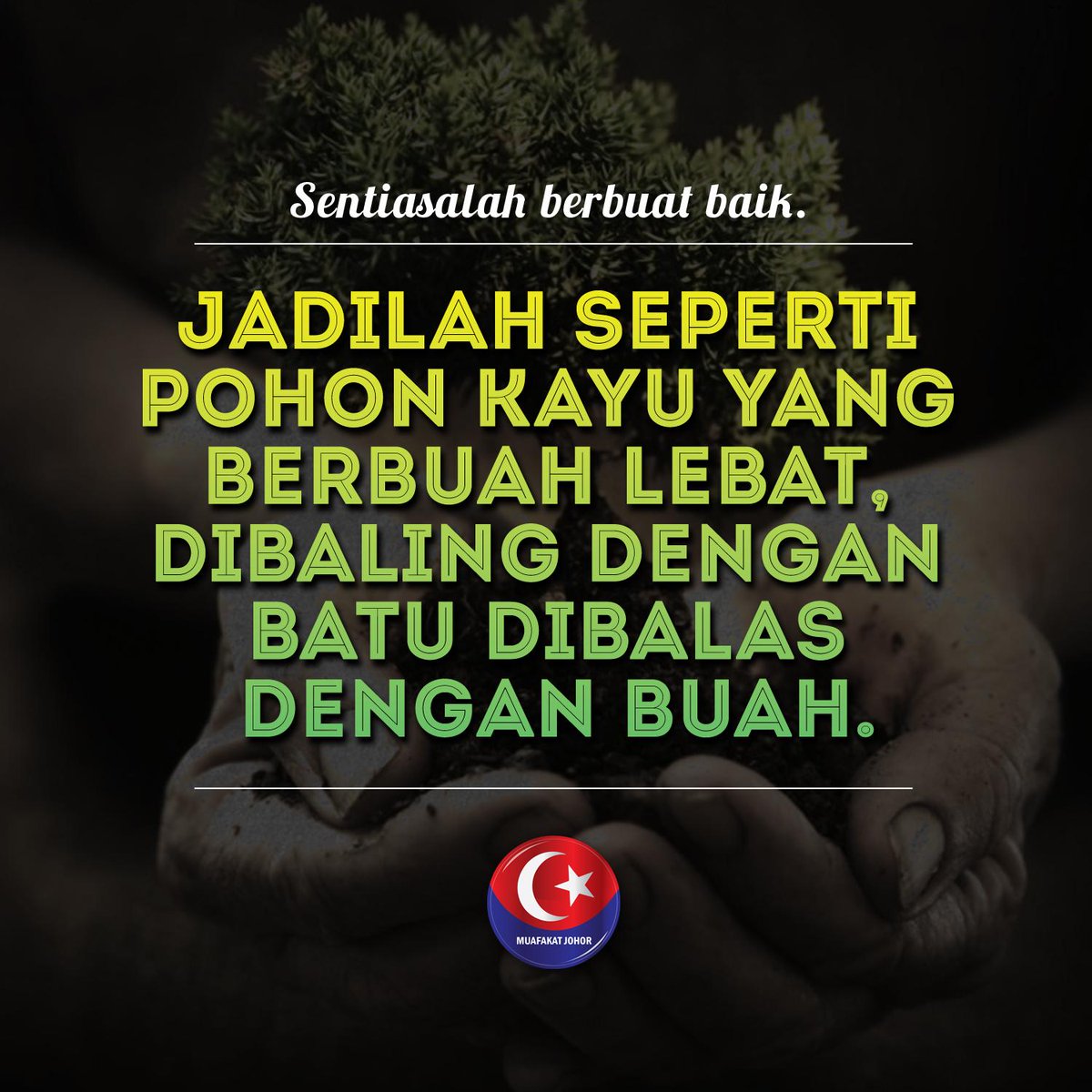 JauharOnline's tweet photo. Sentiasalah berbuat baik. http://t.co/fnRDGoklwi