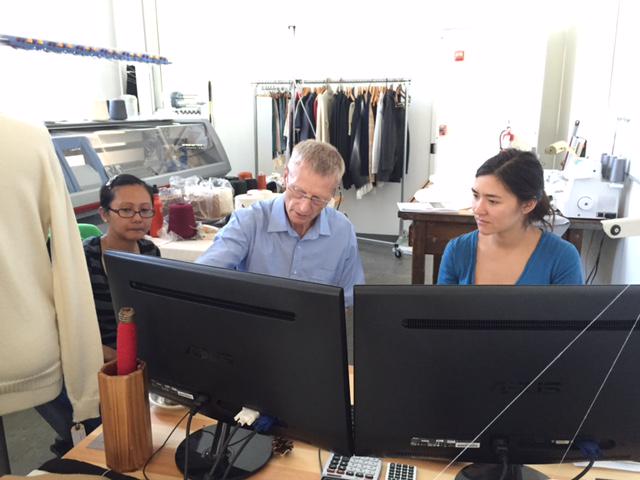 Appalatch's tweet image. What revolutionizing the apparel industry looks like (at first).#madeintheusa