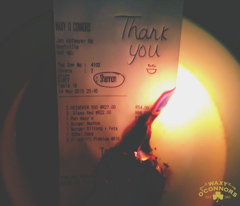 Don't forget live music this Thursday with Paul Basel, order a Klipdrift Premium &amp; stand a chance of #burnyourbill