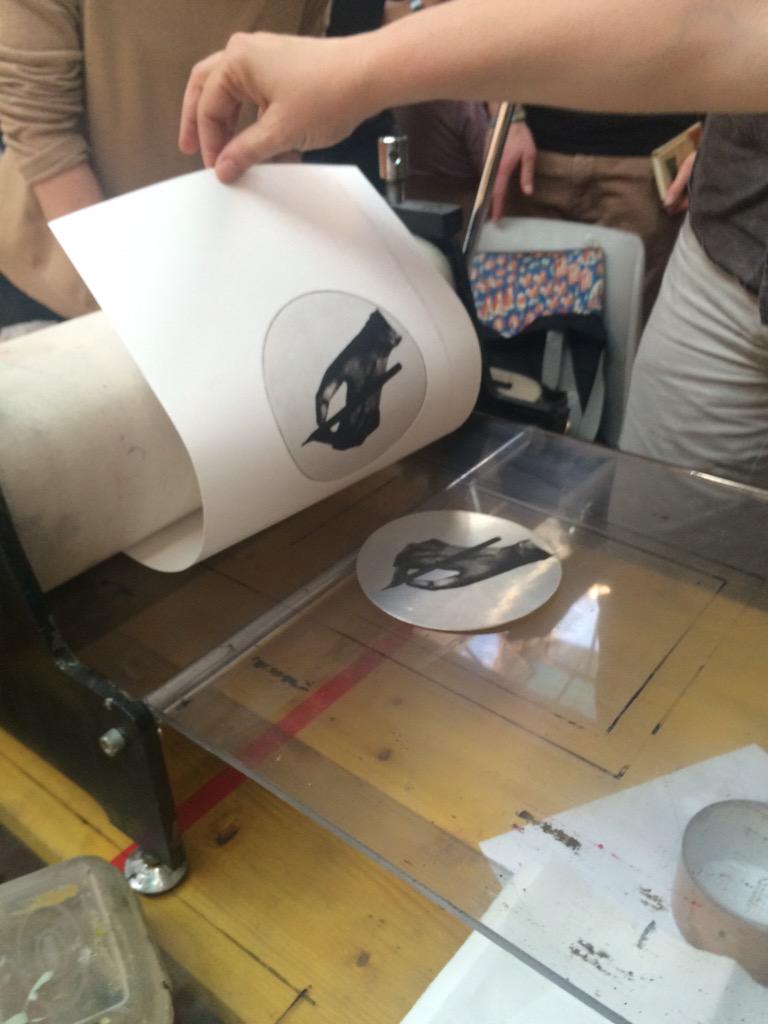 opendotlab's tweet photo. #visualmaking, esperimenti di matrici in alluminio incise laser con speedy100flexx @Trotec_Italia! http://t.co/inoCvDS96V