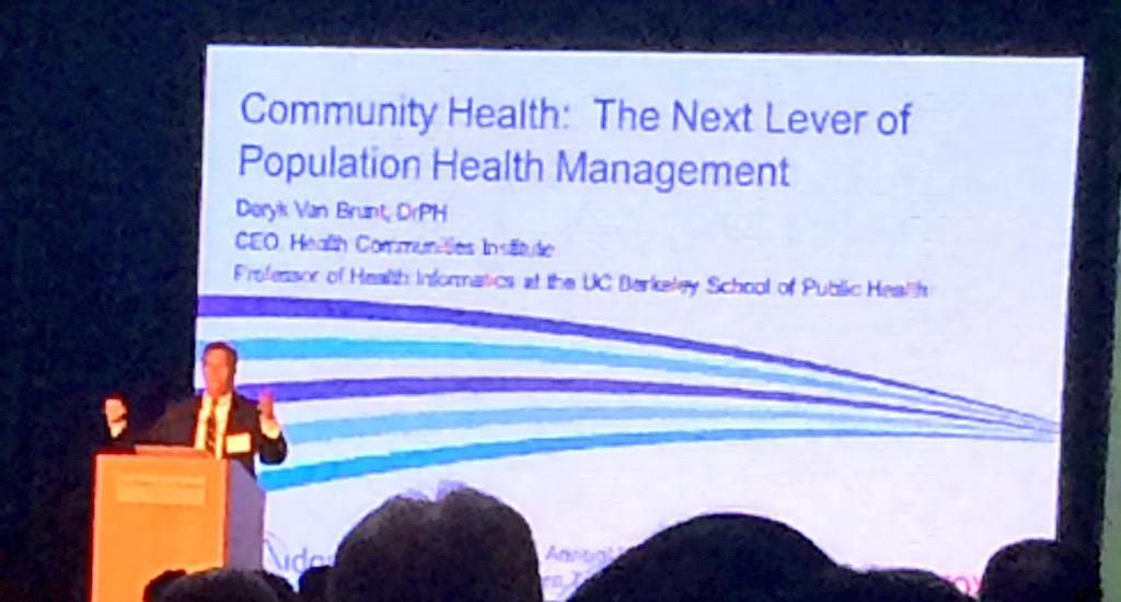 ConduentHealth's tweet photo. Deryk Van Brunt, CEO of @HCI_Solutions on #PopHealth: it's about creatively reengineering the process. http://t.co/BvDS6RWvhz