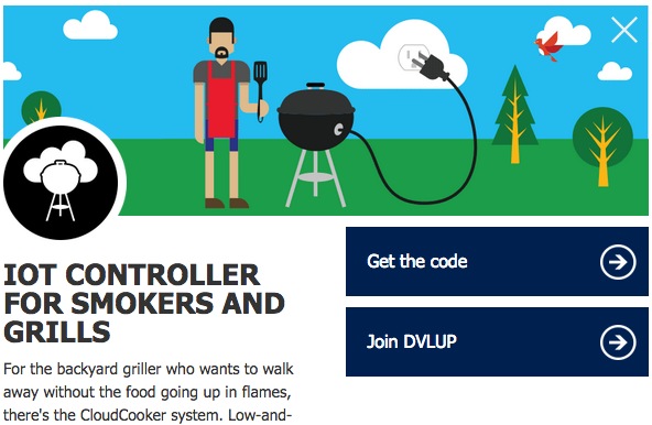 VSSubscriptions's tweet photo. Summer is near: Hack a BBQ grill to adjust its temp while you're away http://t.co/r7QMjocWbw via @Azure #idevthis http://t.co/tATuuutXcn