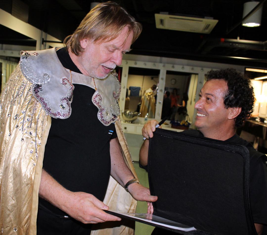 A very happy Birthday to Rick Wakeman! \"Maestro\", the best ever ... See you soon in Brazil. Almir 