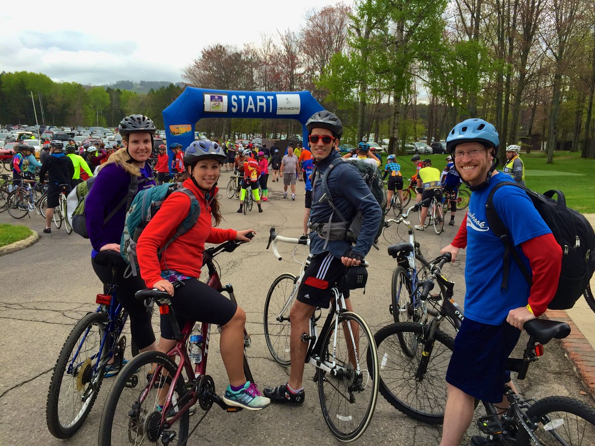 thehikeratheart's tweet photo. Another awesome weekend at #zoodemac this year ! Perfect weather and great riding.  @ZooDeMack #PureMichigan #biking http://t.co/XM4bz1C64p