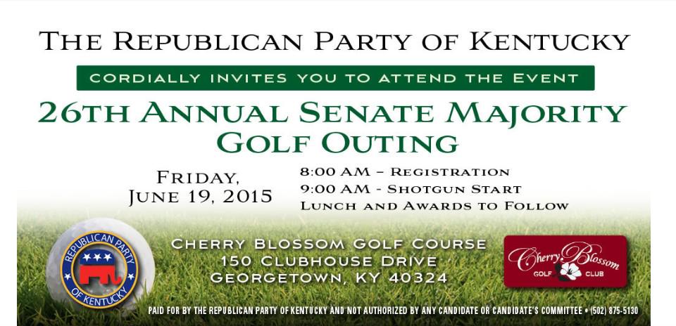 Save the date!  June 19 <a href="/KYGOP/">Republican Party of Kentucky</a> Senate Trust Golf Outing hosted by SenMajLdr <a href="/damon_thayer/">damon thayer</a> contact <a href="/Sapick2/">Sapick</a> 4 info