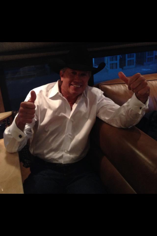 Happy birthday George Strait      I hope you have a great birthday. 