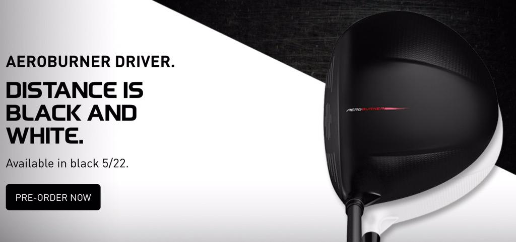 nycgolfers's tweet photo. Aeroburner Black available 5/22. #taylormadegolf http://t.co/zqWWBskY4W