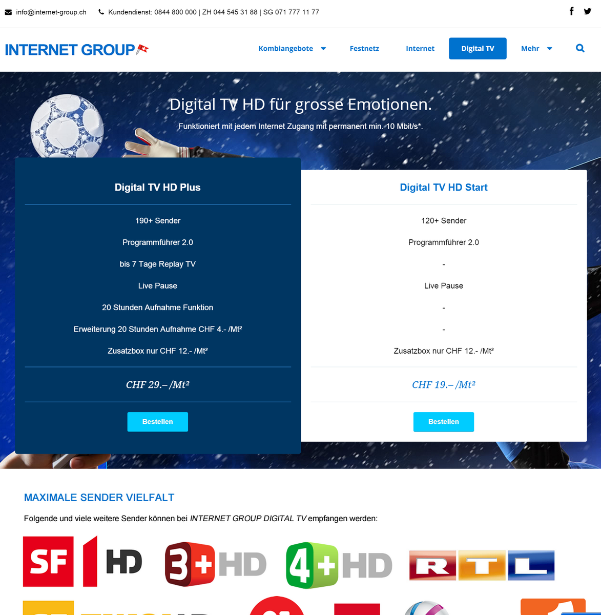 gigamobilech's tweet image. Unser neues TV Angebot (TV Box mit Replay). Getestete Netze: #internetgroup #swisscom #sunrise #cablecom #fiber7 #ew