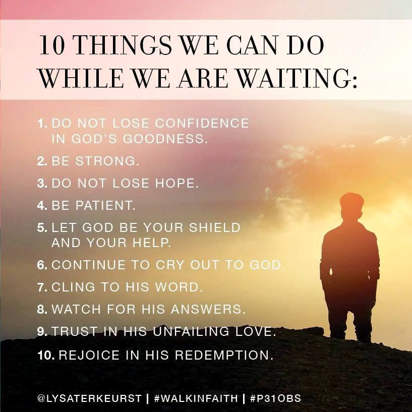 Lysa TerKeurst on Twitter: "It's not easy to wait on God 