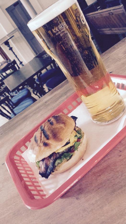 Beer and a burger only £9! Come down and get rid of the Monday blues...