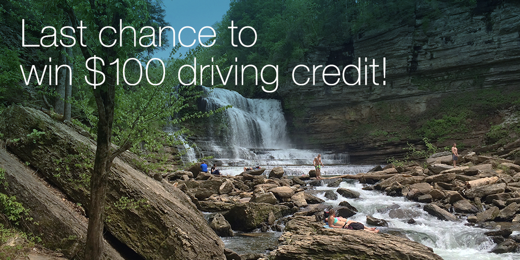 turo's tweet photo. 1 week left to win $100! Guess 1 of our top 5 Memorial Day destinations. Include #RelayRidesDestinations http://t.co/7S6NScFnDA